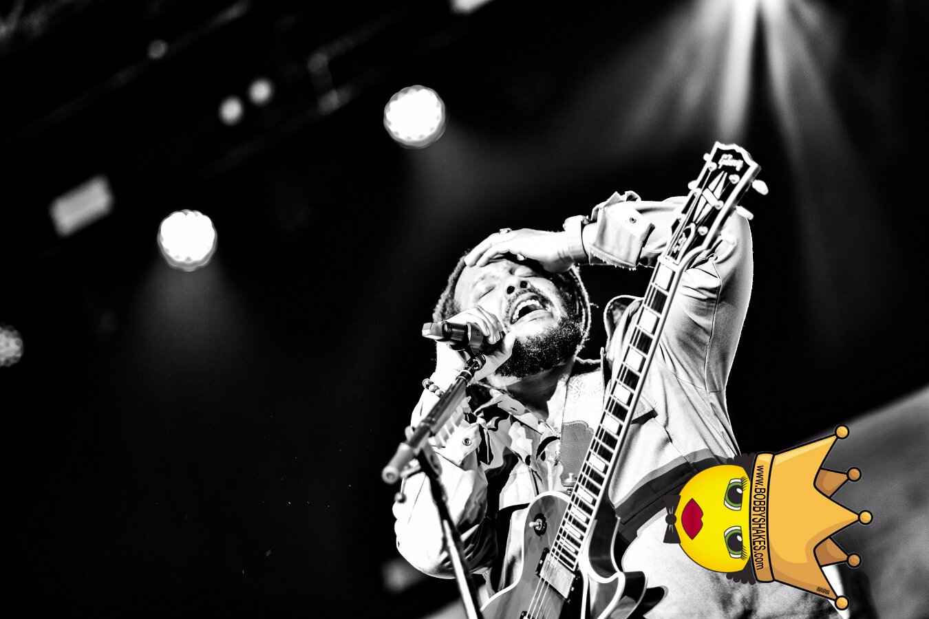 Stephen Marley photographed live by Bobby Shakes