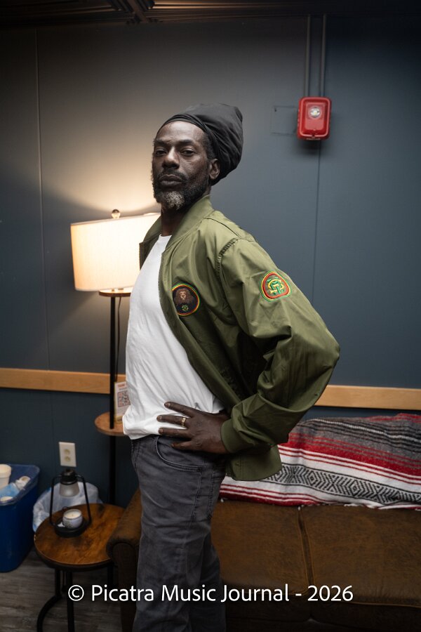 Buju Banton photographed live by Bobby Shakes