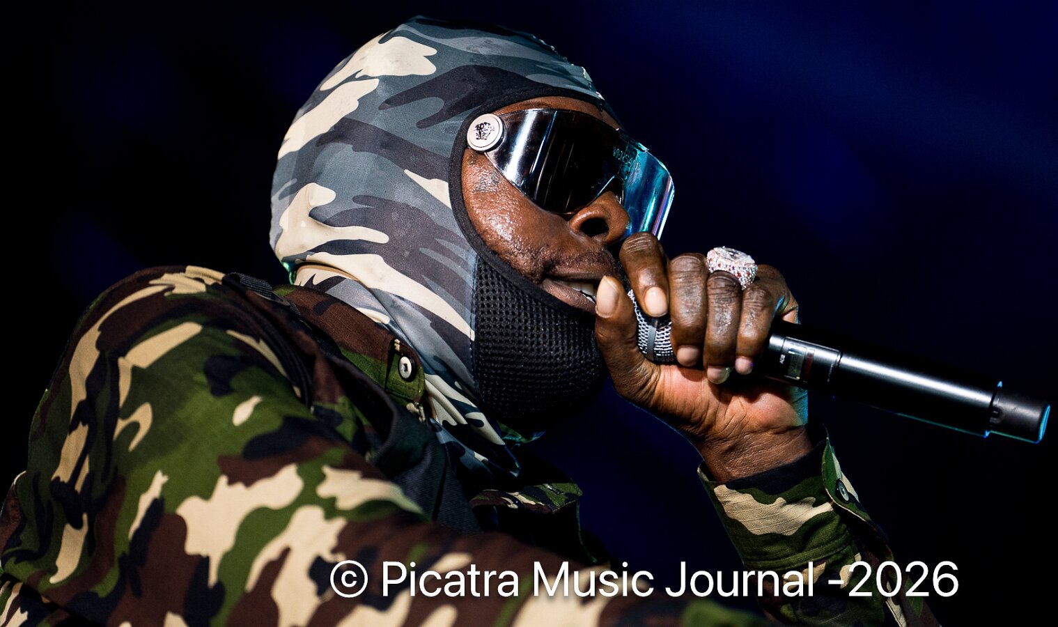Vybz Kartel photographed live by Bobby Shakes